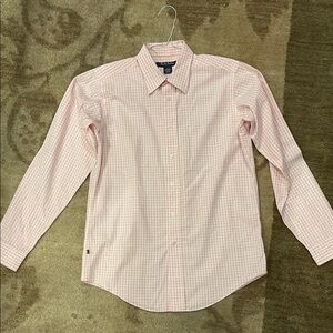 BROOKS BROTHERS Button Down Gingham Check Woven Long Sleeve Shirt